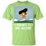 T-Shirts Mint Green / YXS I Want to be Alive Youth T-Shirt