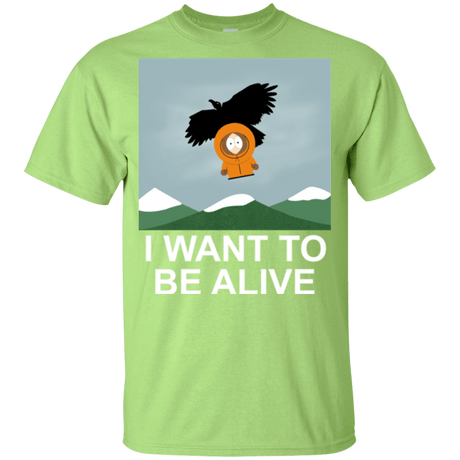 T-Shirts Mint Green / YXS I Want to be Alive Youth T-Shirt