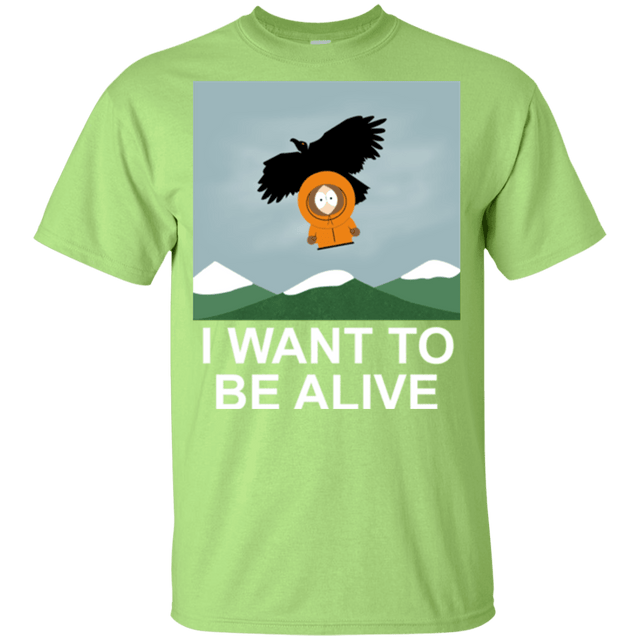 T-Shirts Mint Green / YXS I Want to be Alive Youth T-Shirt