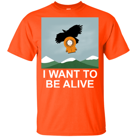 T-Shirts Orange / YXS I Want to be Alive Youth T-Shirt