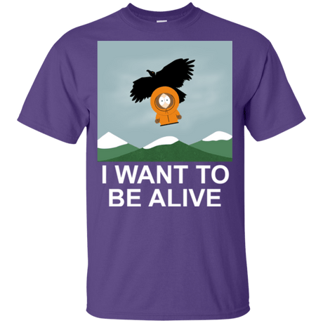 T-Shirts Purple / YXS I Want to be Alive Youth T-Shirt