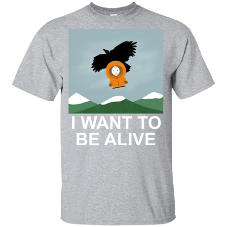 T-Shirts Sport Grey / YXS I Want to be Alive Youth T-Shirt