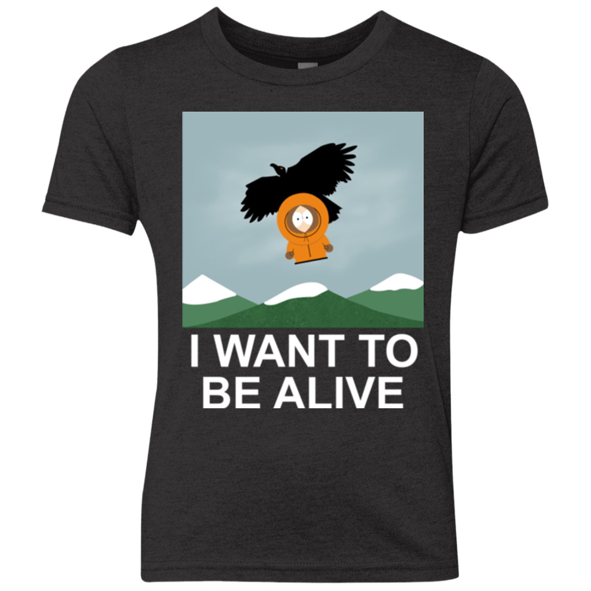 T-Shirts Vintage Black / YXS I Want to be Alive Youth Triblend T-Shirt