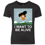 T-Shirts Vintage Black / YXS I Want to be Alive Youth Triblend T-Shirt