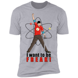 T-Shirts Heather Grey / S I Want To Be Freak Men's Premium T-Shirt