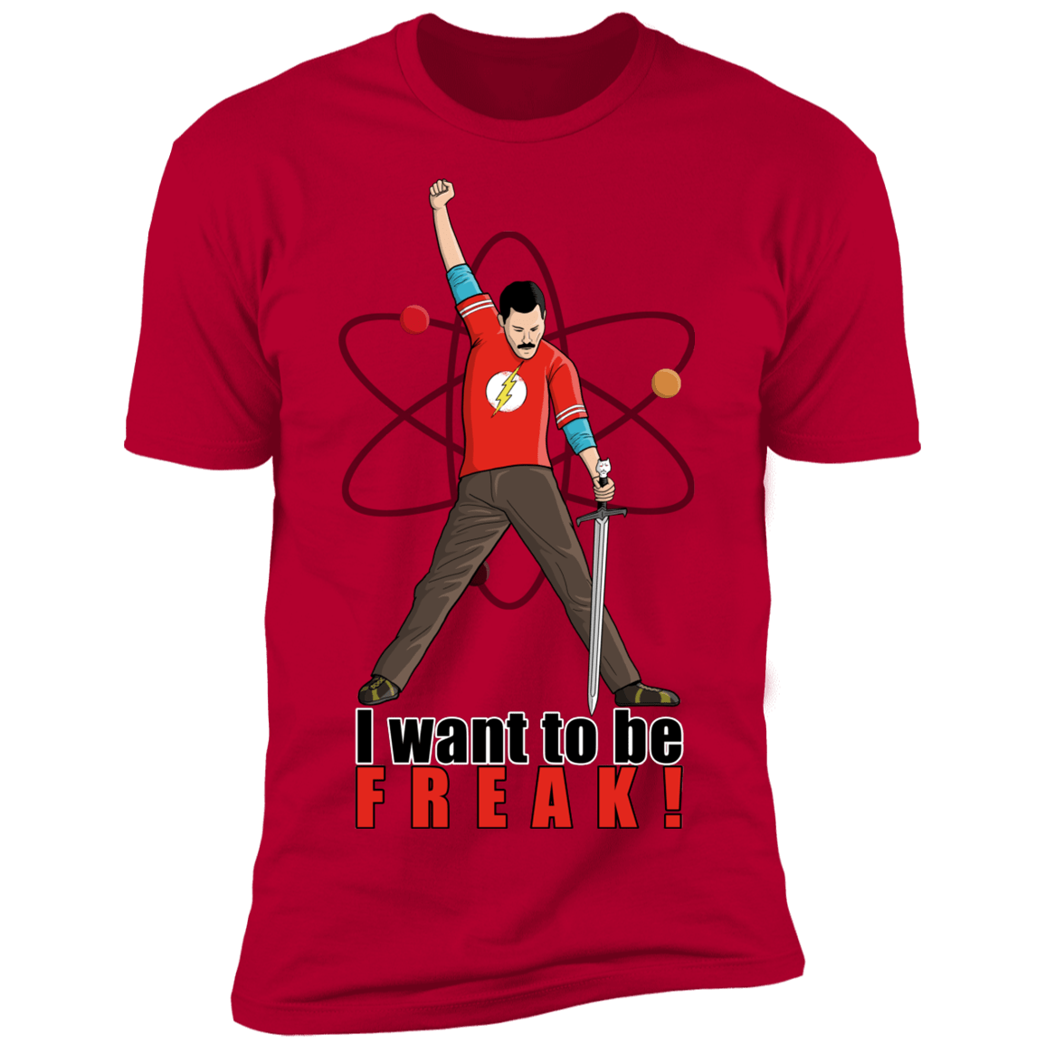 T-Shirts Red / S I Want To Be Freak Men's Premium T-Shirt