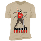 T-Shirts Sand / S I Want To Be Freak Men's Premium T-Shirt