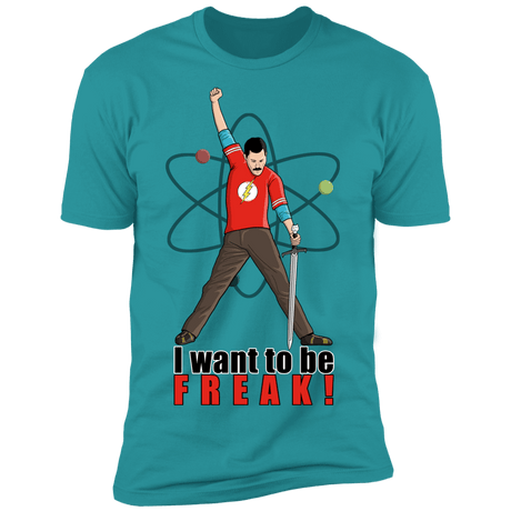 T-Shirts Tahiti Blue / S I Want To Be Freak Men's Premium T-Shirt