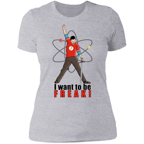 T-Shirts Heather Grey / S I Want To Be Freak Women's Premium T-Shirt
