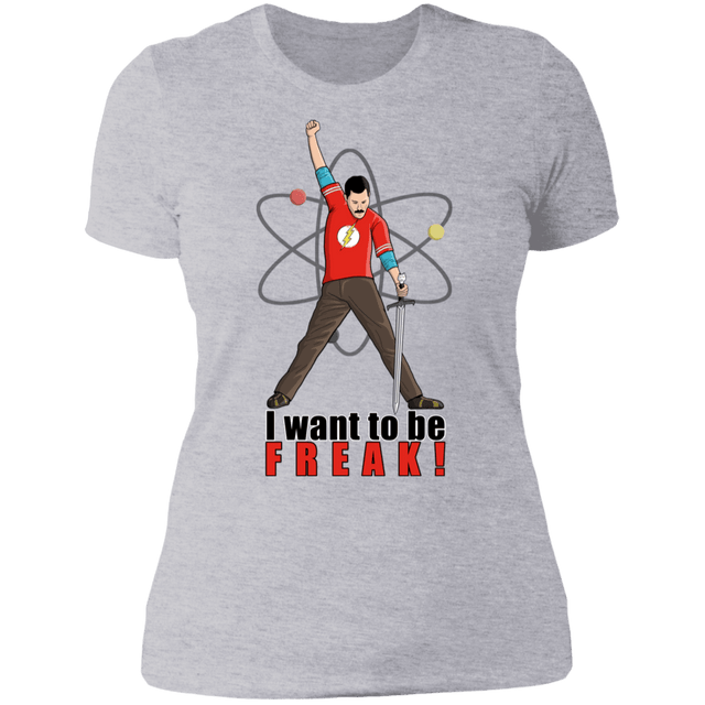 T-Shirts Heather Grey / S I Want To Be Freak Women's Premium T-Shirt