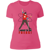 T-Shirts Hot Pink / S I Want To Be Freak Women's Premium T-Shirt