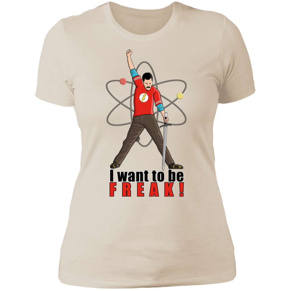 T-Shirts Ivory/ / S I Want To Be Freak Women's Premium T-Shirt
