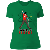 T-Shirts Kelly Green / S I Want To Be Freak Women's Premium T-Shirt