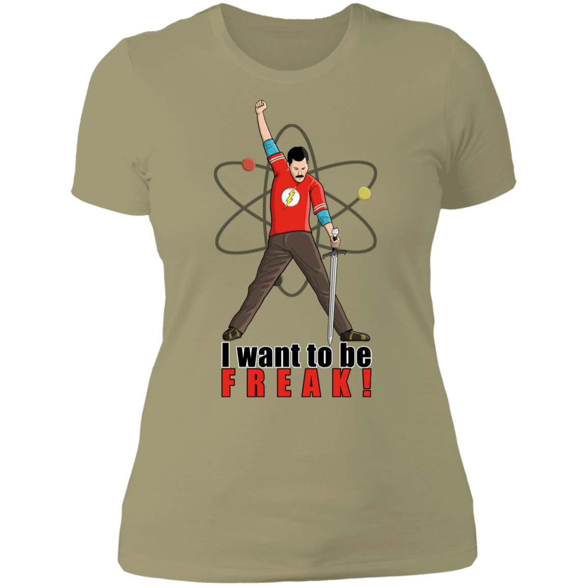 T-Shirts Light Olive / S I Want To Be Freak Women's Premium T-Shirt