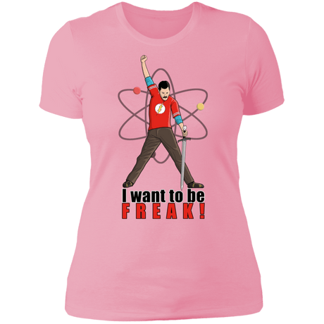 T-Shirts Light Pink / S I Want To Be Freak Women's Premium T-Shirt