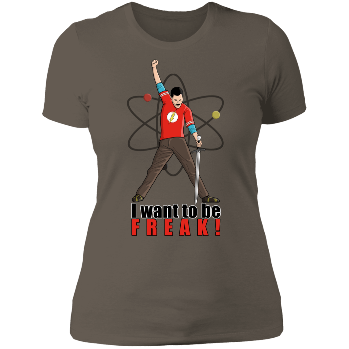 T-Shirts Warm Grey / S I Want To Be Freak Women's Premium T-Shirt