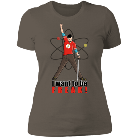 T-Shirts Warm Grey / S I Want To Be Freak Women's Premium T-Shirt