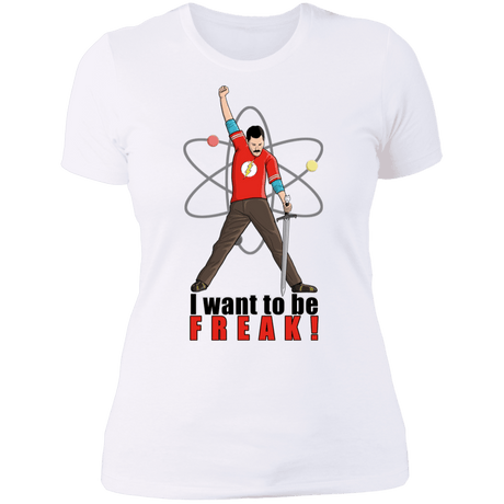T-Shirts White / S I Want To Be Freak Women's Premium T-Shirt