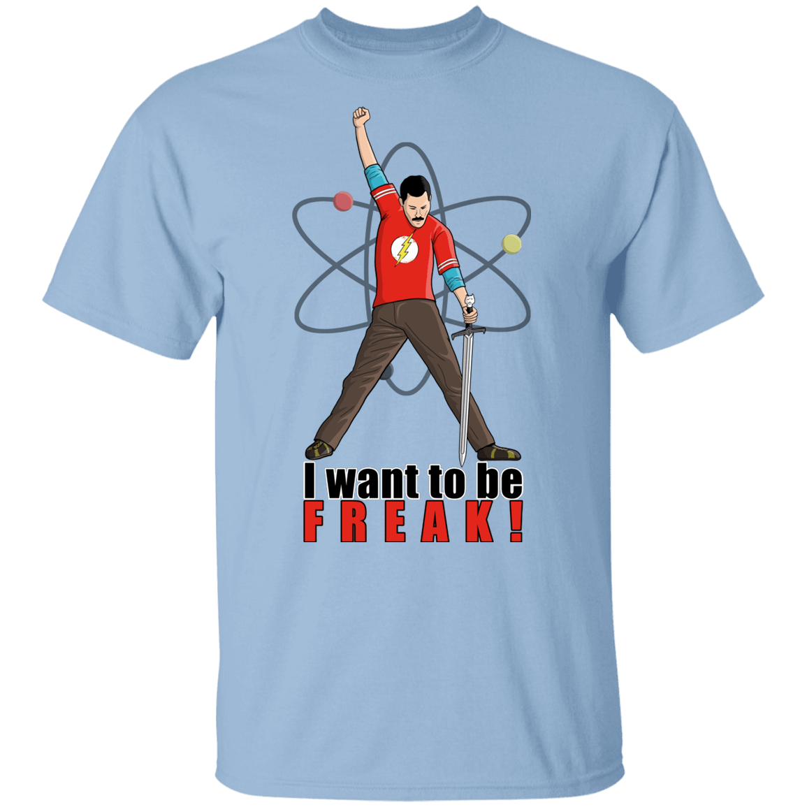 T-Shirts Light Blue / YXS I Want To Be Freak Youth T-Shirt