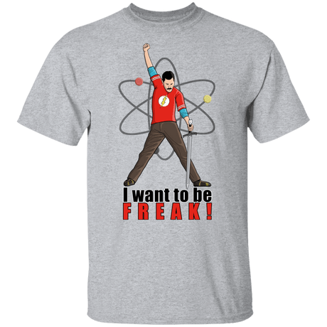 T-Shirts Sport Grey / YXS I Want To Be Freak Youth T-Shirt