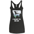 T-Shirts Vintage Black / X-Small I Want To Be Lee Women's Triblend Racerback Tank