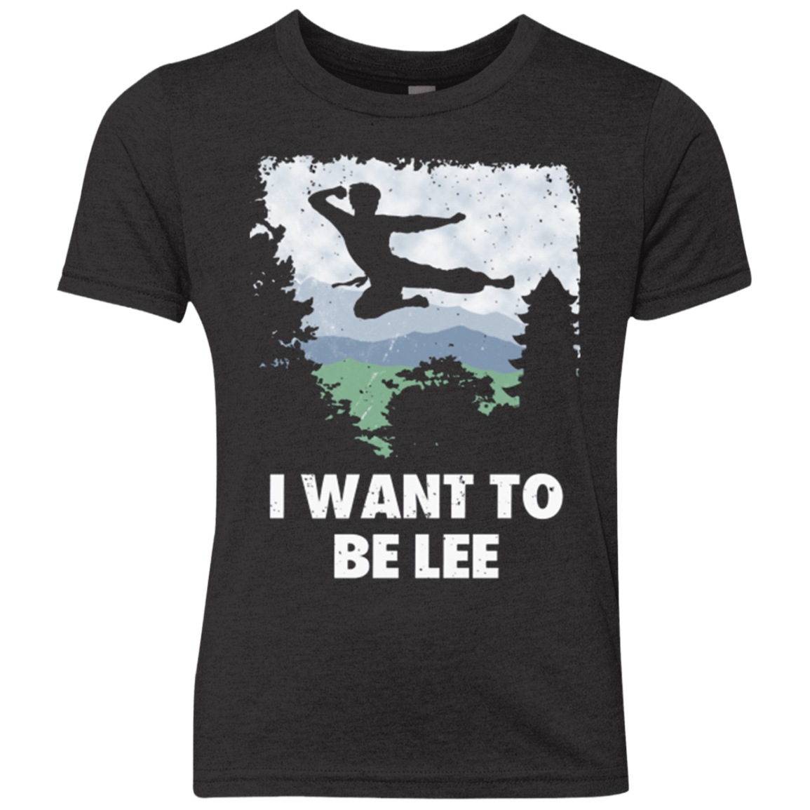T-Shirts Vintage Black / YXS I Want To Be Lee Youth Triblend T-Shirt