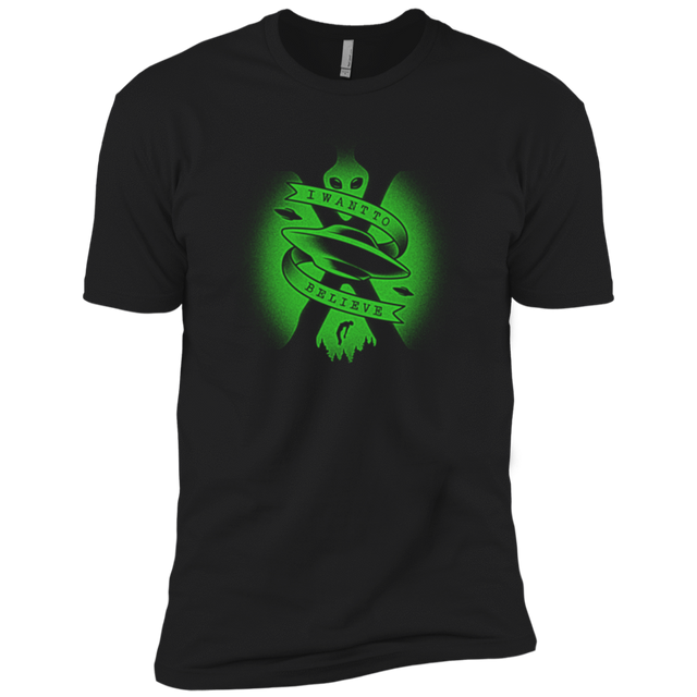 T-Shirts Black / YXS I Want To Believe Boys Premium T-Shirt