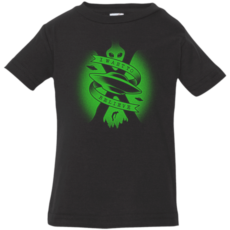 T-Shirts Black / 6 Months I Want To Believe Infant Premium T-Shirt