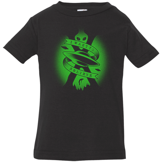 T-Shirts Black / 6 Months I Want To Believe Infant Premium T-Shirt