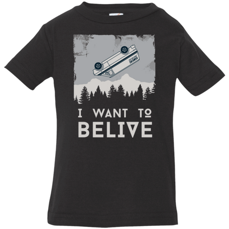 T-Shirts Black / 6 Months I Want to Believe Infant Premium T-Shirt