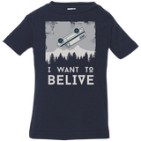 T-Shirts Navy / 6 Months I Want to Believe Infant Premium T-Shirt