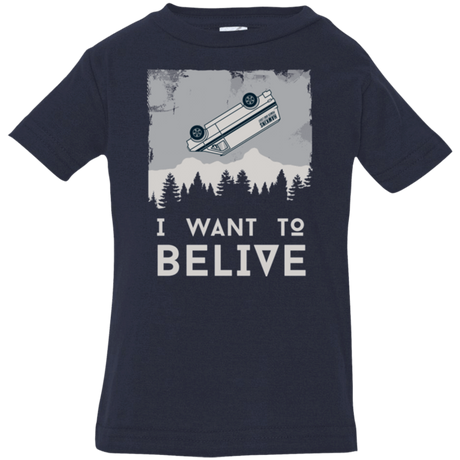 T-Shirts Navy / 6 Months I Want to Believe Infant Premium T-Shirt