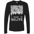 T-Shirts Black / Small I Want to Believe Men's Premium Long Sleeve