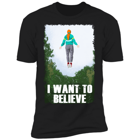 T-Shirts Black / X-Small I Want to Believe Men's Premium T-Shirt