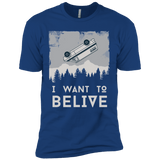 T-Shirts Royal / X-Small I Want to Believe Men's Premium T-Shirt