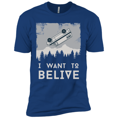 T-Shirts Royal / X-Small I Want to Believe Men's Premium T-Shirt