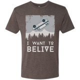 T-Shirts Macchiato / Small I Want to Believe Men's Triblend T-Shirt