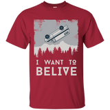T-Shirts Cardinal / Small I Want to Believe T-Shirt