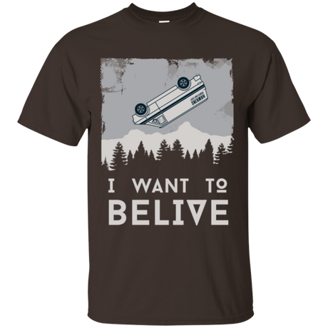 T-Shirts Dark Chocolate / Small I Want to Believe T-Shirt