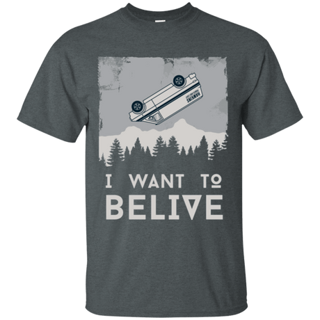 T-Shirts Dark Heather / Small I Want to Believe T-Shirt