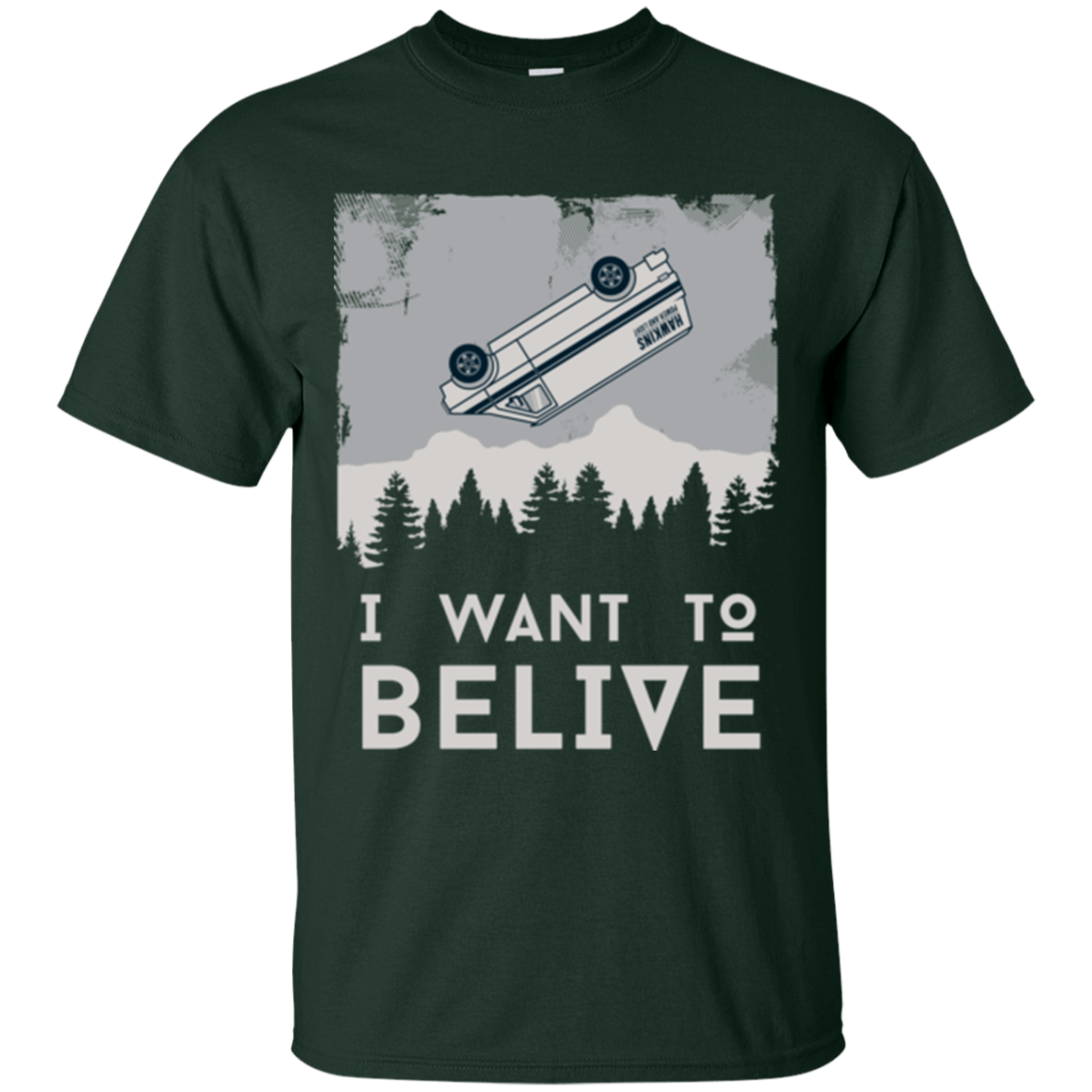 T-Shirts Forest Green / Small I Want to Believe T-Shirt