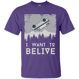 T-Shirts Purple / Small I Want to Believe T-Shirt