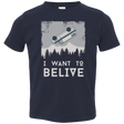 T-Shirts Navy / 2T I Want to Believe Toddler Premium T-Shirt