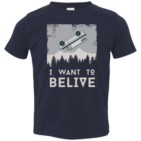 T-Shirts Navy / 2T I Want to Believe Toddler Premium T-Shirt