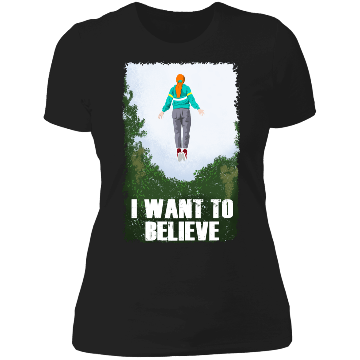 T-Shirts Black / X-Small I Want to Believe Women's Premium T-Shirt
