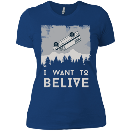 T-Shirts Royal / X-Small I Want to Believe Women's Premium T-Shirt