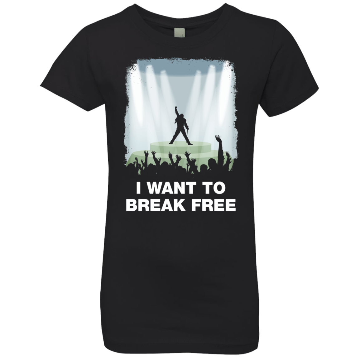 T-Shirts Black / YXS I WANT TO BREAK FREE Girls Premium T-Shirt