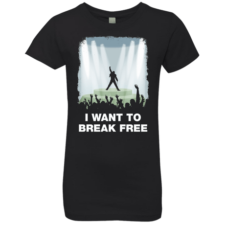 T-Shirts Black / YXS I WANT TO BREAK FREE Girls Premium T-Shirt
