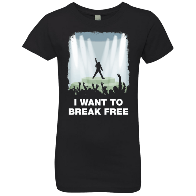 T-Shirts Black / YXS I WANT TO BREAK FREE Girls Premium T-Shirt
