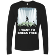 T-Shirts Black / Small I WANT TO BREAK FREE Men's Premium Long Sleeve